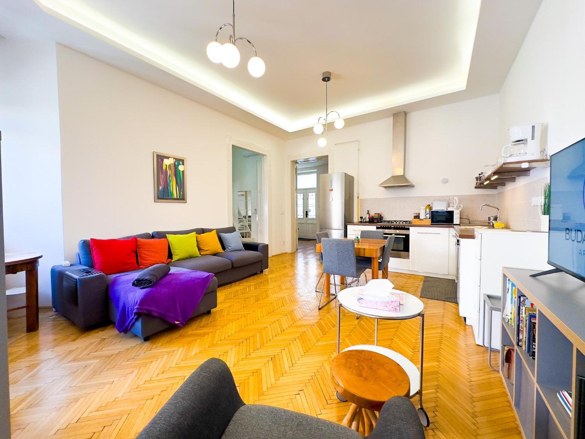 Spacious 4Br Oasis In Central Budapest - Bp Sky Εξωτερικό φωτογραφία